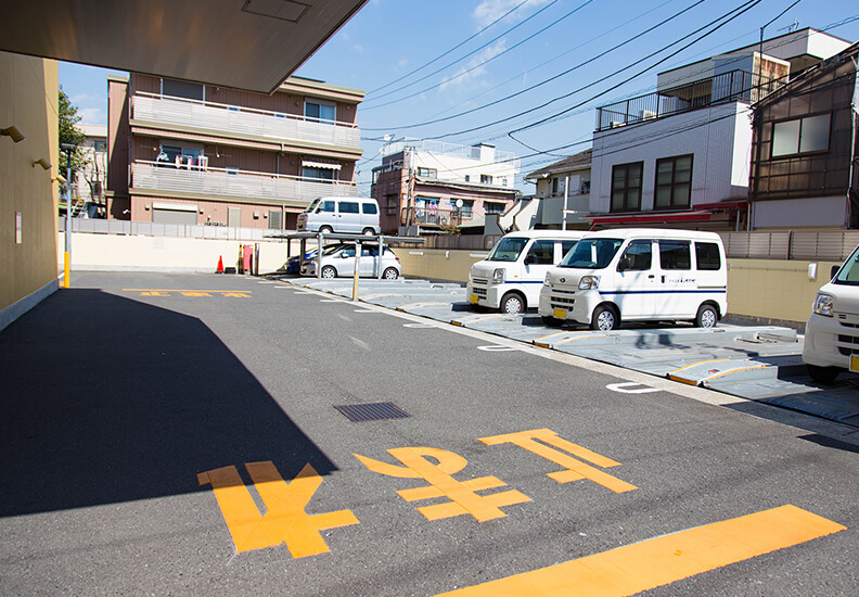 写真：平安会館わたりだ駐車場